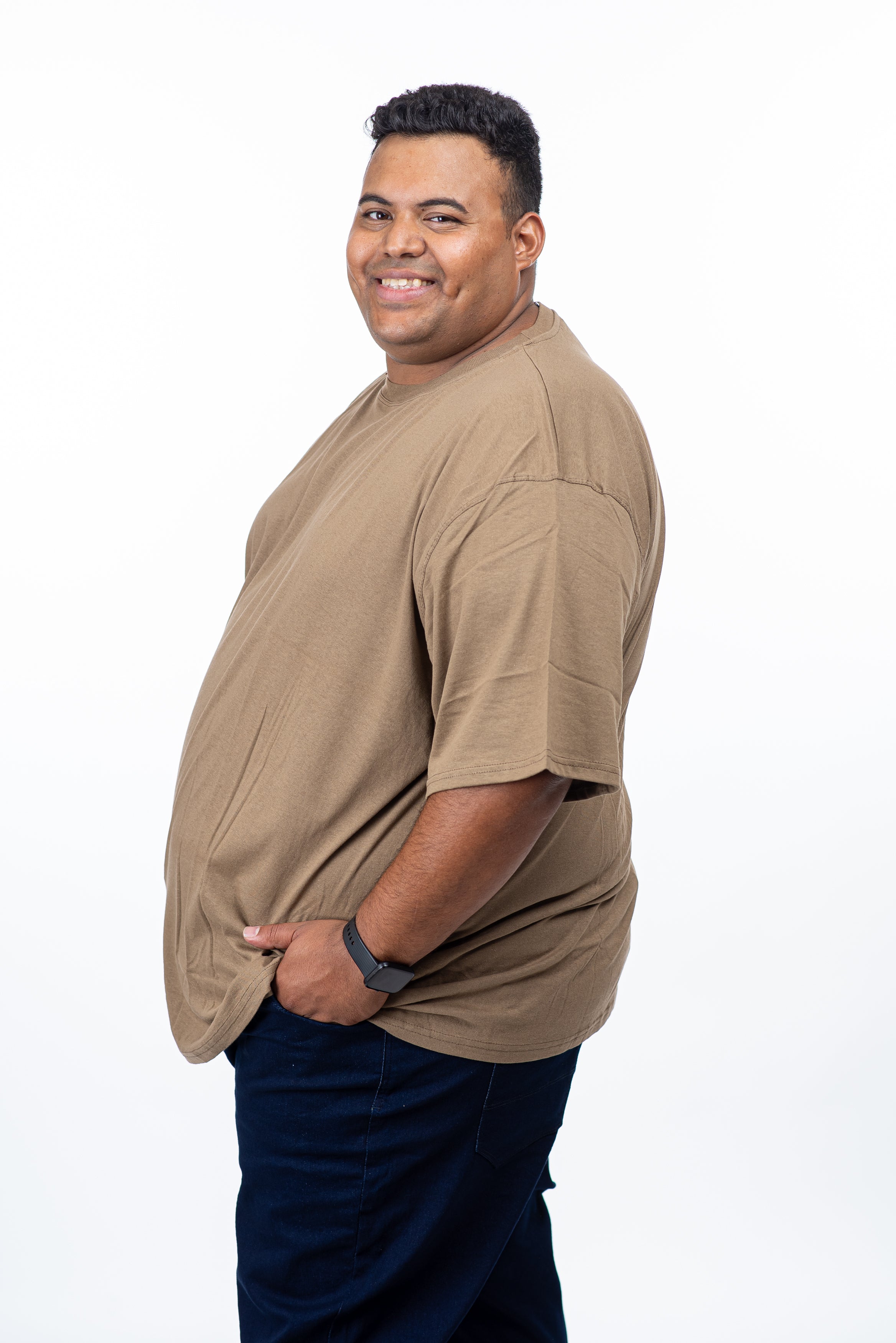 טי שרט חלקה צווארון עגול חברת ״קראק״