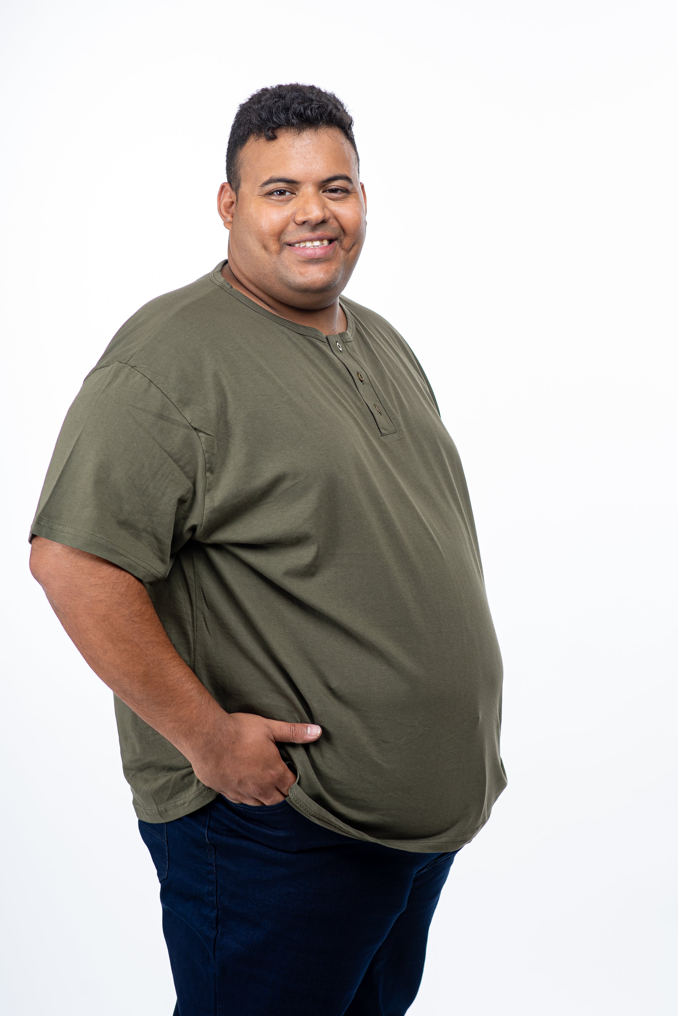 טי שרט 3 כפתורים