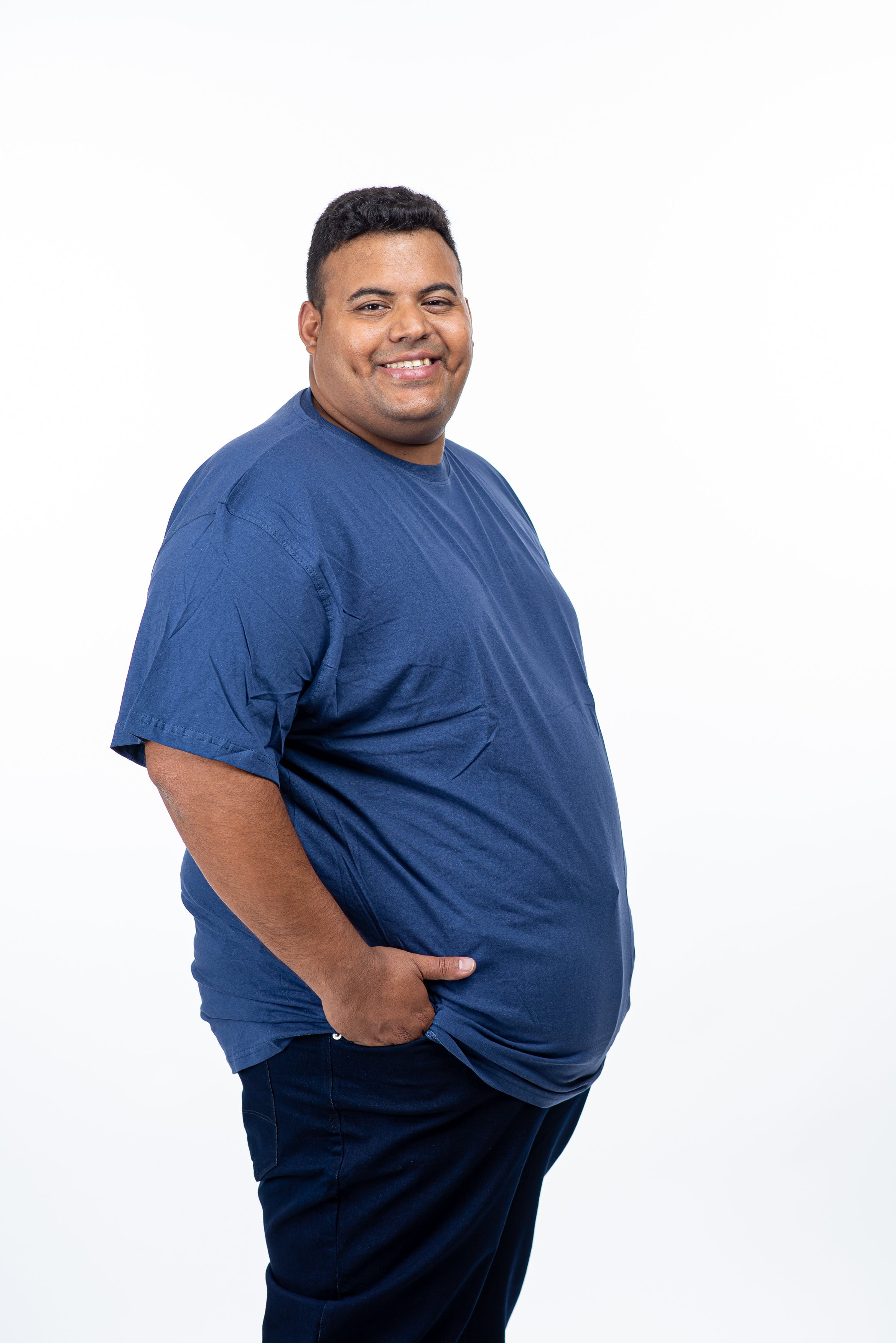 טי שרט חלקה צווארון עגול חברת ״קראק״