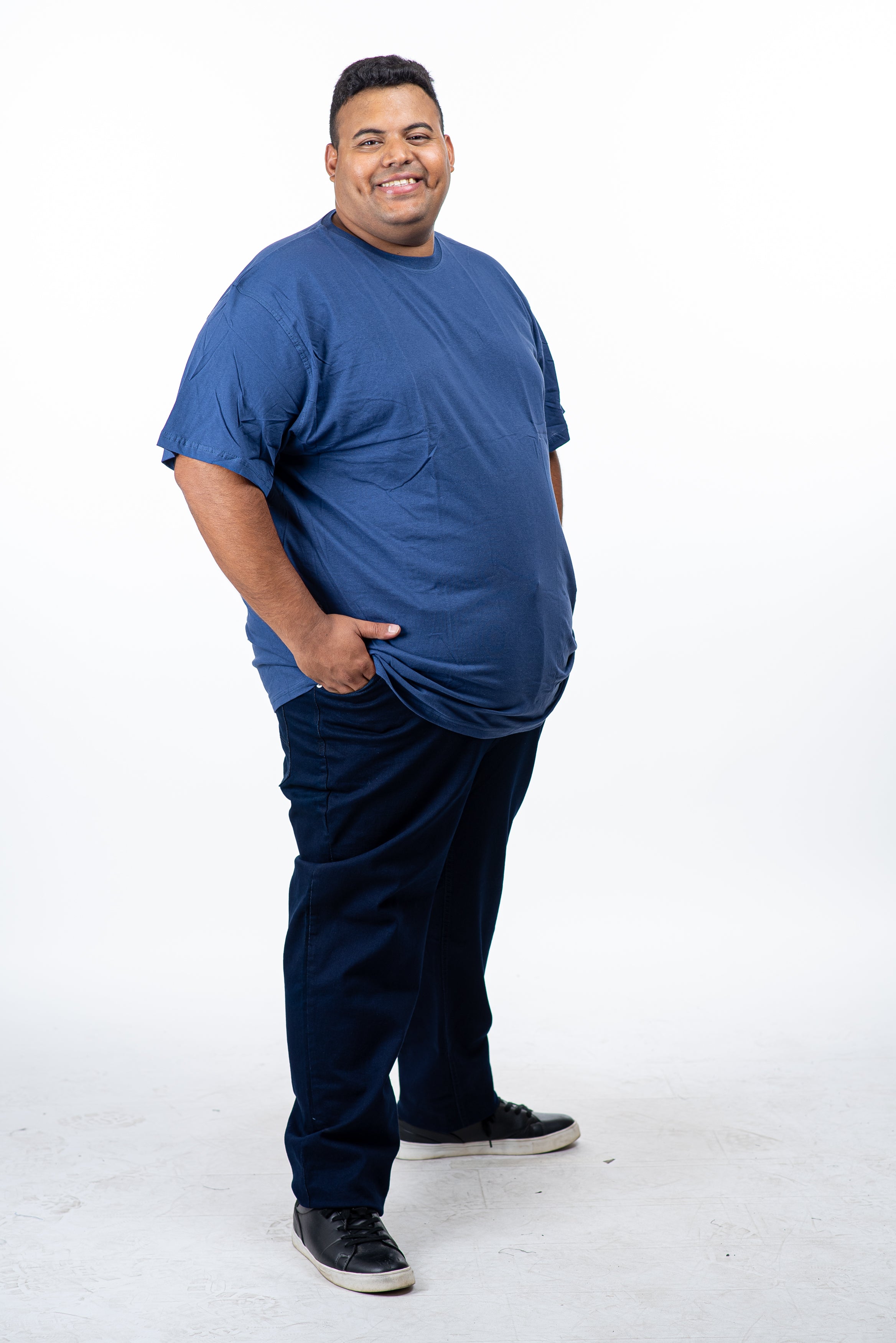 טי שרט חלקה צווארון עגול חברת ״קראק״