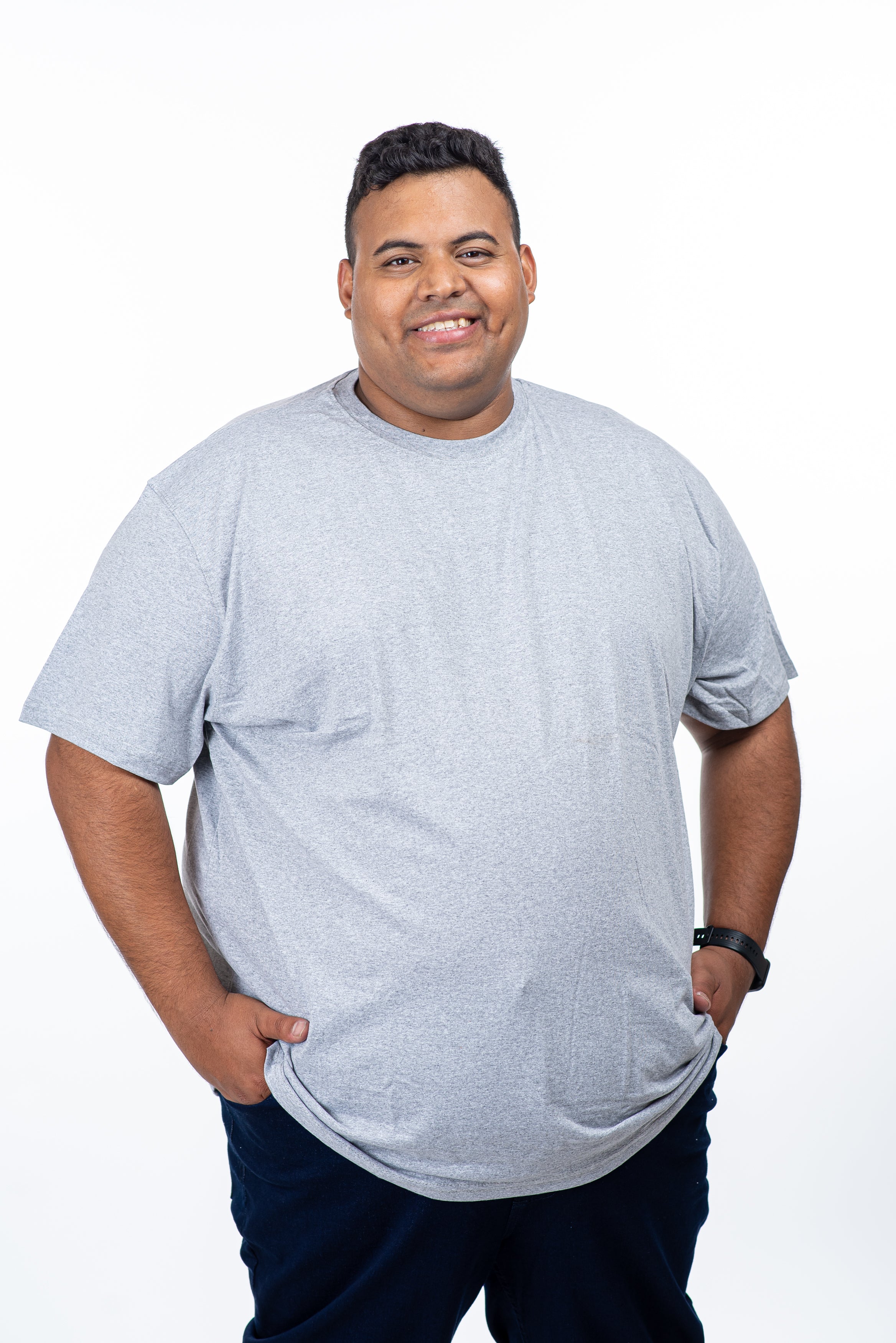 טי שרט חלקה צווארון עגול חברת ״קראק״