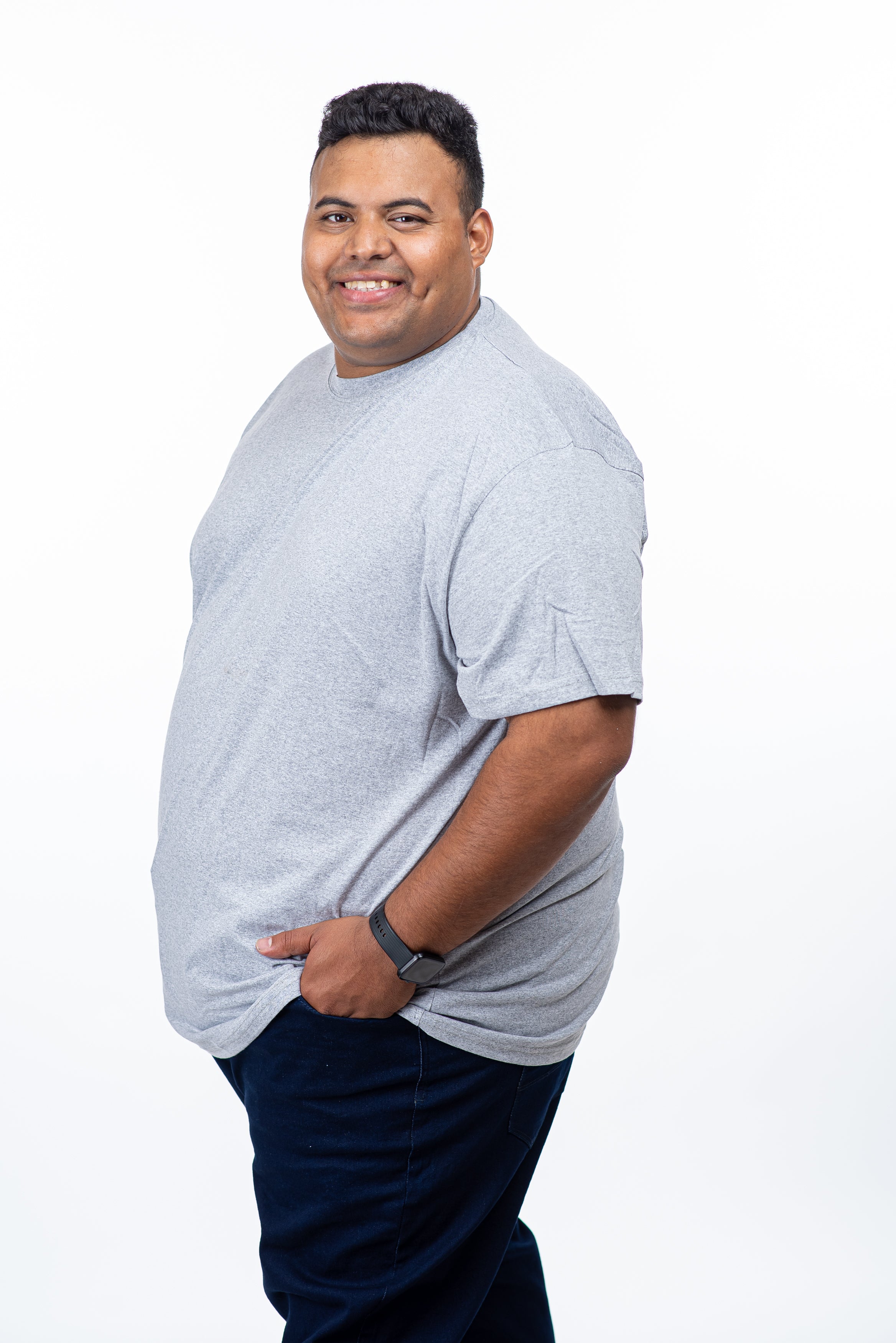 טי שרט חלקה צווארון עגול חברת ״קראק״