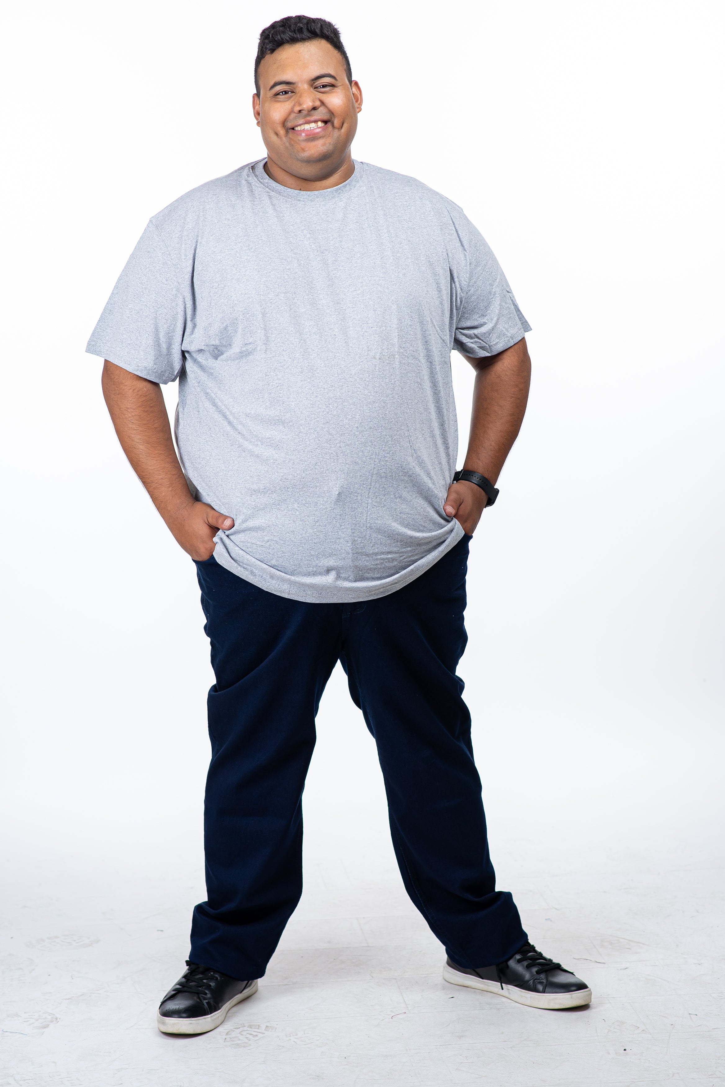 טי שרט חלקה צווארון עגול חברת ״קראק״