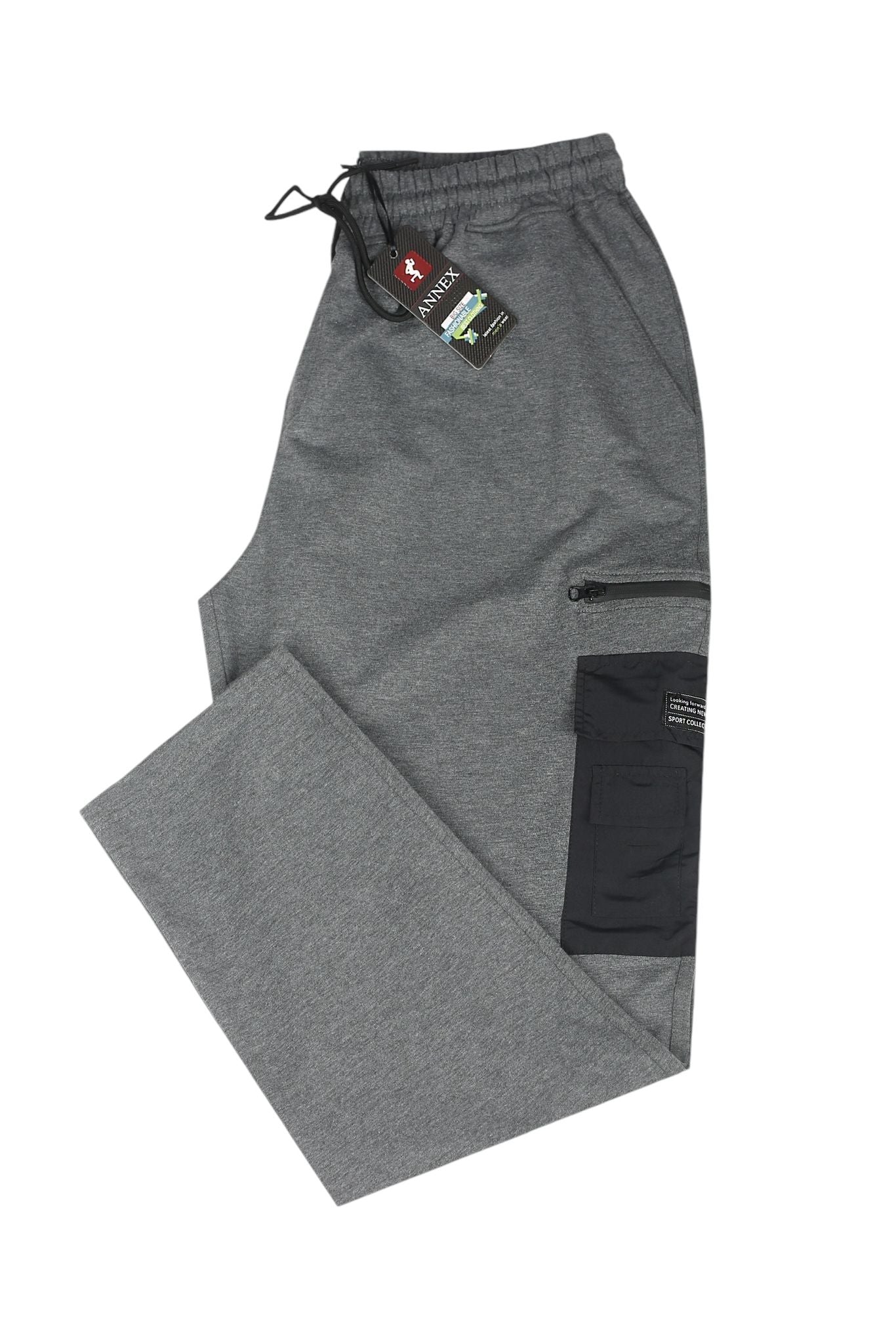 מכנסי טריקו גומי מלא וגומי למטה