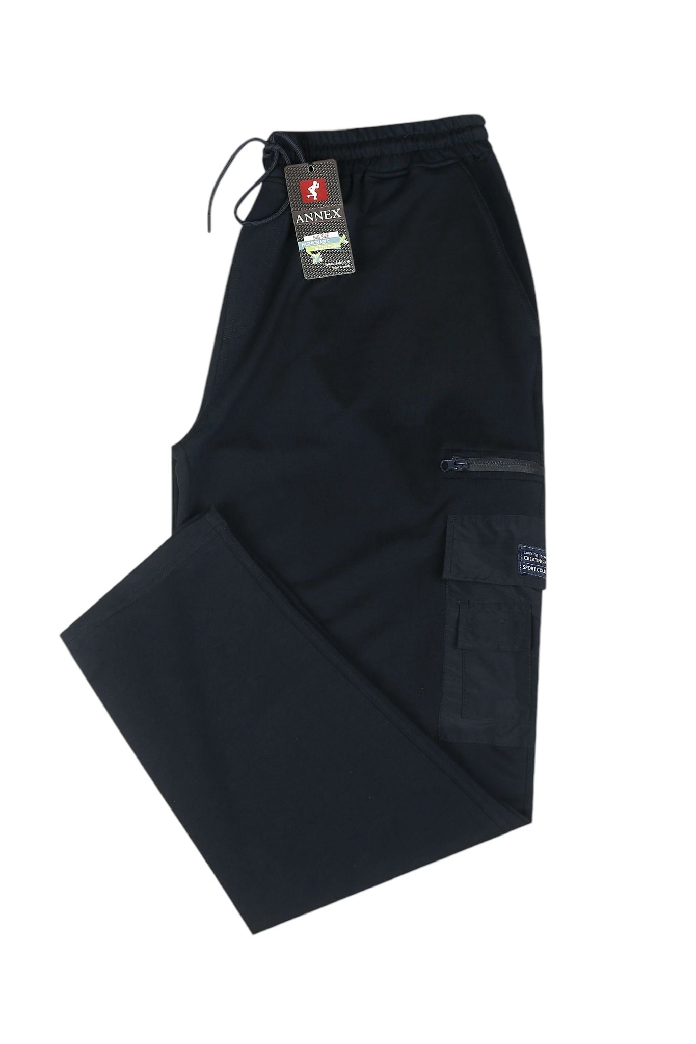 מכנסי טריקו גומי מלא וגומי למטה