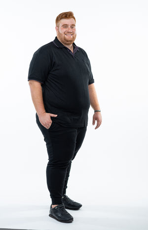 פולו צווארון עם כיס