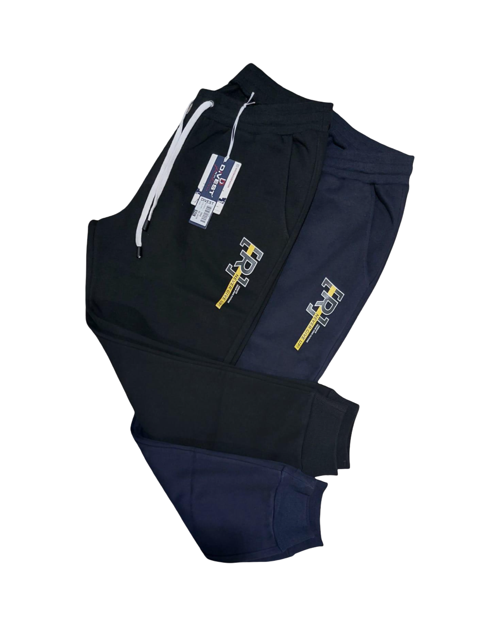 מכנס פוטר בד עבה עם גומי למטה