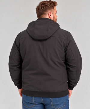 מעיל סופטשל לגברים במידות גדולות – דגם פרימיום
