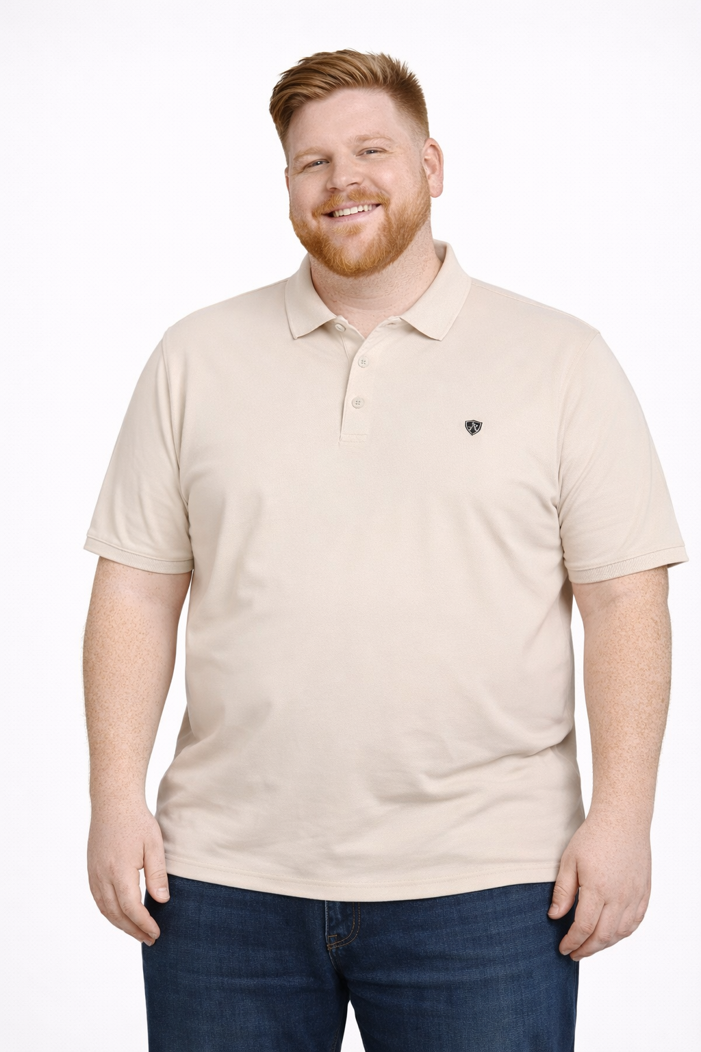 פולו קצר בד פיקה