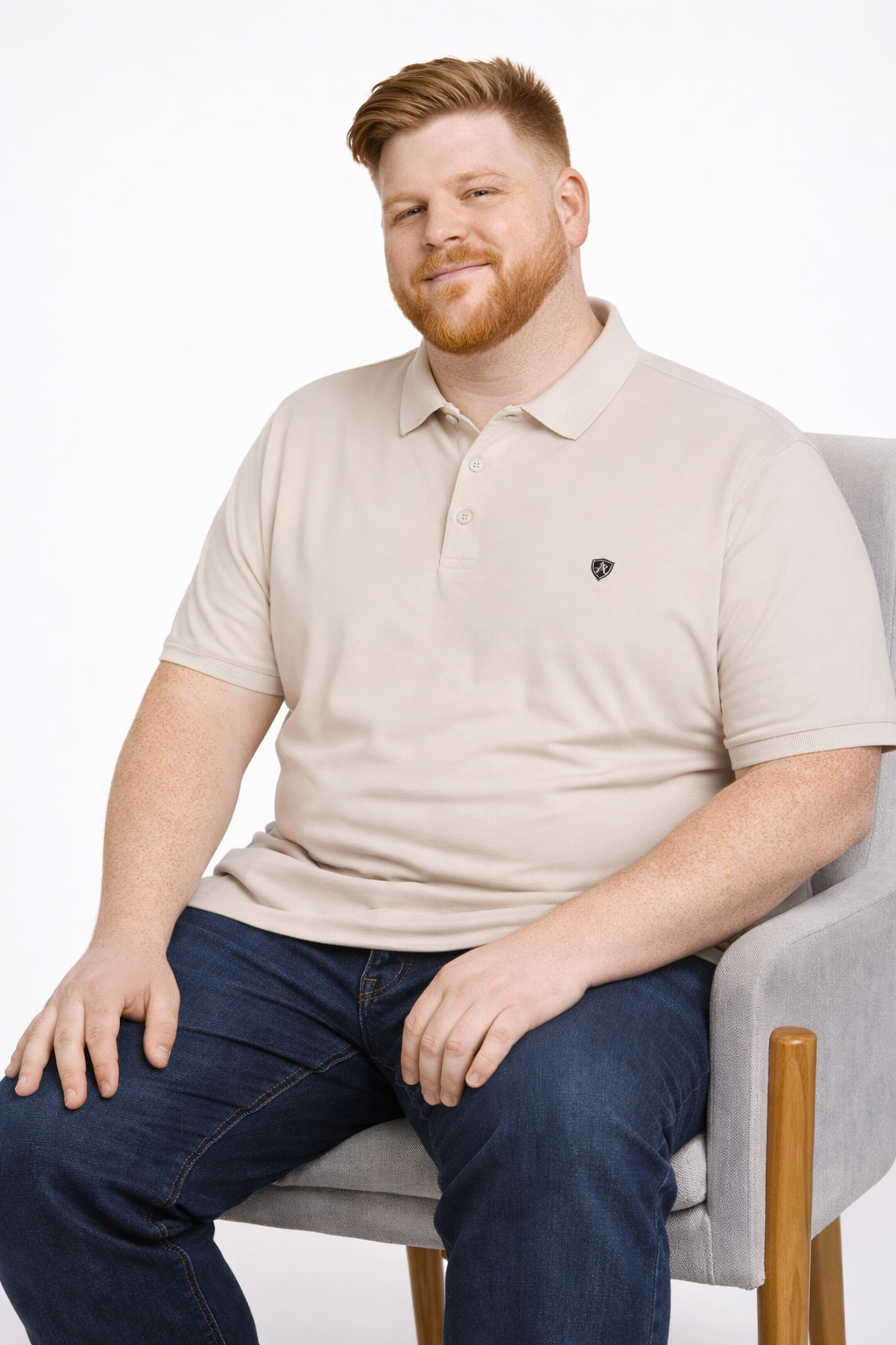 פולו קצר בד פיקה