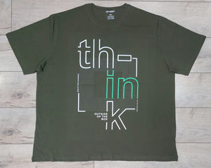 Think - חולצה עם הדפס